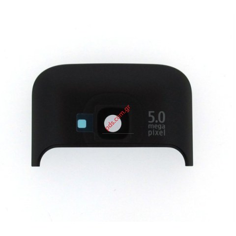 Γνήσιο καπάκι κεραίας camera Nokia C5 (5MP) Black σε μαύρο χρώμα.