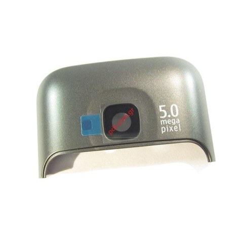 Γνήσιο καπάκι κεραίας camera Nokia C5 (5MP) Warm Grey σε σκούρο γκρί