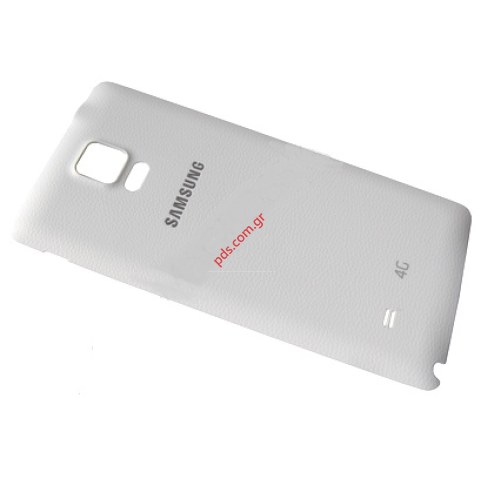 Γνήσιο καπάκι μπαταρίας 4G Samsung Galaxy Note 4 SM-N910F White σε Λευκό χρώμα Γνήσιο καπάκι μπαταρίας 4G Samsung Galaxy Note 4 SM-N910F White σε Λευκό χρώμα