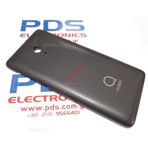 Γνήσιο καπάκι μπαταρίας Alcatel 1C (2019) 5003D Black σε μαύρο χρώμα