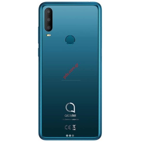 Γνήσιο καπάκι μπαταρίας Alcatel 3X (2019) TCL 5048Y Black Jewlery σε γυαλιστερό μαύρο χρώμα