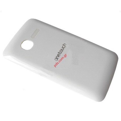 Γνήσιο καπάκι μπαταρίας Alcatel 4010d White σε λευκό χρώμα