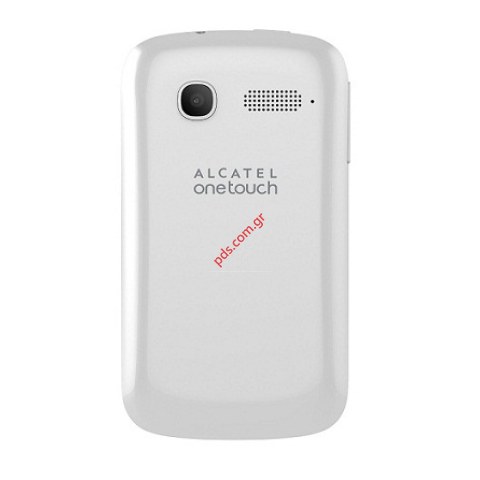 Γνήσιο καπάκι μπαταρίας Alcatel 4015X One Touch Pop C1 White σε λευκό χρώμα