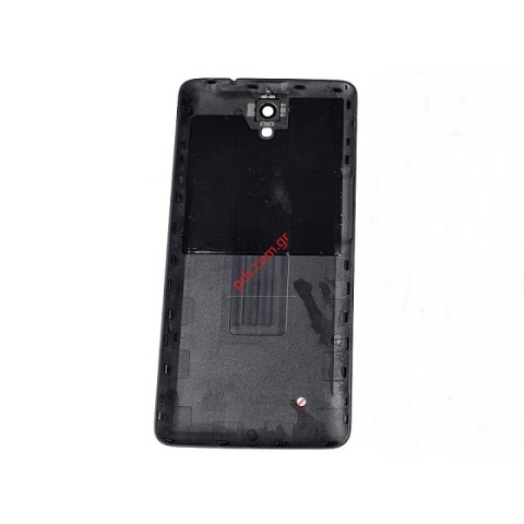 Γνήσιο καπάκι μπαταρίας Alcatel 6043D Black One Touch Idol X+ Plus σε μαύρο χρώμα