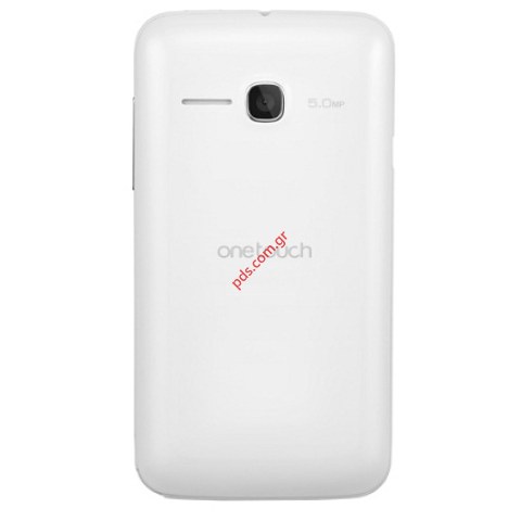 Γνήσιο καπάκι μπαταρίας Alcatel MPOP OT 5020D White σε λευκό χρώμα