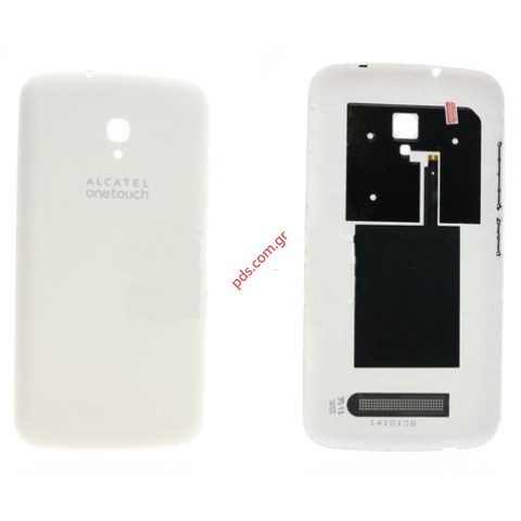 Γνήσιο καπάκι μπαταρίας Alcatel One Touch OT 7050Y Pop S9 White σε γκρί χρώμα 