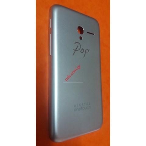 Γνήσιο καπάκι μπαταρίας Alcatel OT 5015X POP 3 (5.5) Silver σε ασημί χρώμα
