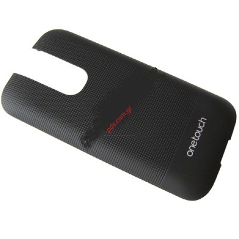 Γνήσιο καπάκι μπαταρίας Alcatel OT 993 Black σε μαύρο χρώμα