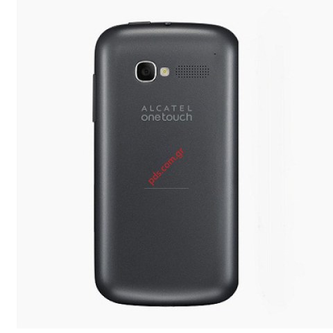 Γνήσιο καπάκι μπαταρίας Alcatel PoP C5 OT 5036D Dark Chrome Grey σε γκρί χρώμα