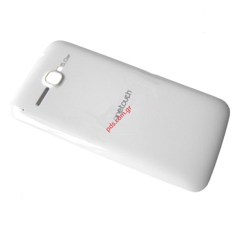 Γνήσιο καπάκι μπαταρίας  Alcatel X'Pop OT 5035D White σε λευκό χρώμα
