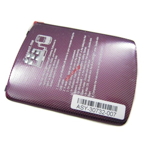 Γνήσιο καπάκι μπαταρίας BlacBerry 9300 Purple Lila