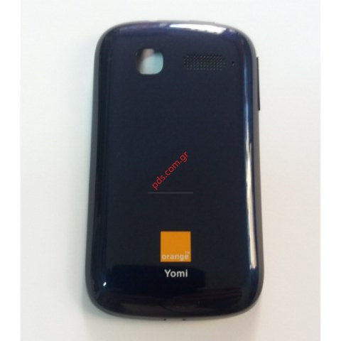 Γνήσιο καπάκι μπαταρίας Black Alcatel 4015X One Touch Pop C1 (ORANGE LOGO) σε μαύρο χρώμα