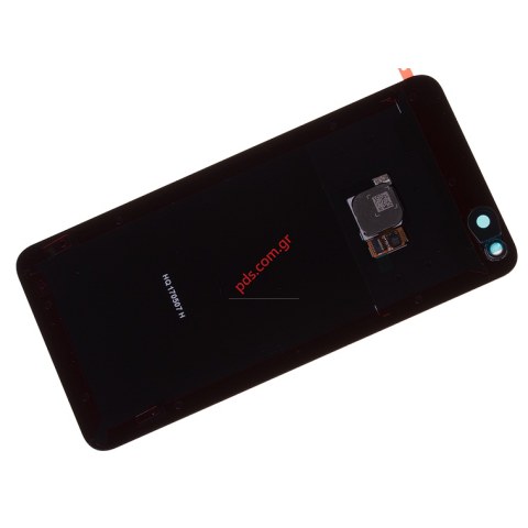 Γνήσιο καπάκι μπαταρίας Black Huawei P10 Lite 2017 (+Fingerprint Button) σε μαύρο χρώμα