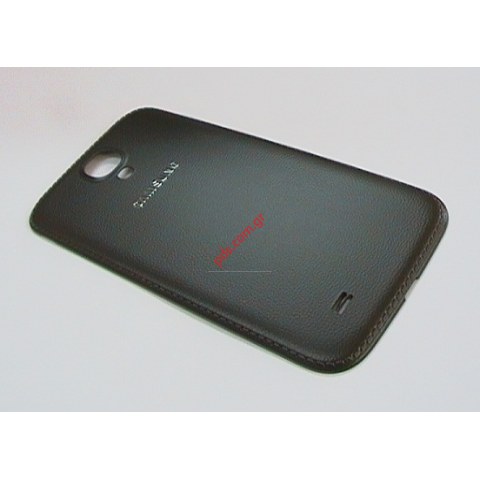 Γνήσιο καπάκι μπαταρίας (Black Leather) Samsung Galaxy S4 i9500, i9505 LTE σε χρώμα Μαύρο με δερμάτινη υφή
