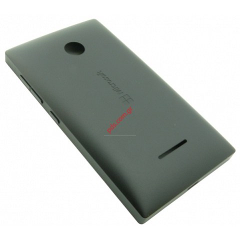 Γνήσιο καπάκι μπαταρίας Black Microsoft Lumia 435, Lumia 435 Dual Sim σε μαύρο χρώμα