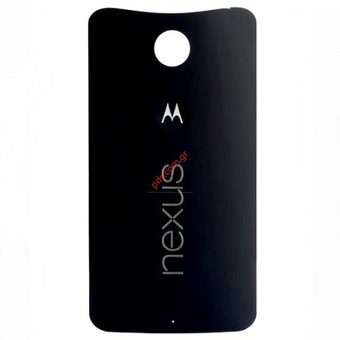Γνήσιο καπάκι μπαταρίας black Motorola Nexus 6 XT1100, XT1103 σε μαύρο χρώμα