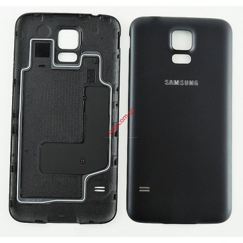 Γνήσιο καπάκι μπαταρίας Black Samsung G903F Galaxy S5 Neo σε μαύρο χρώμα Γνήσιο καπάκι μπαταρίας Black Samsung G903F Galaxy S5 Neo σε μαύρο χρώμα