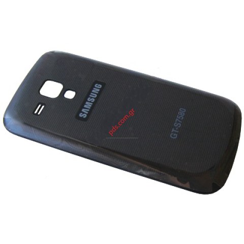 Γνήσιο καπάκι μπαταρίας Black Samsung S7580 Galaxy Trend Plus σε μαύρο χρώμα