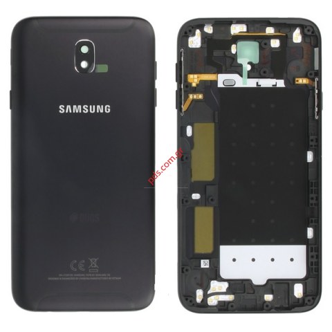 Γνήσιο καπάκι μπαταρίας Black Samsung SM-J730F, DS Galaxy J7 Duos (2017) σε μαύρο χρώμα Γνήσιο καπάκι μπαταρίας Black Samsung SM-J730F, DS Galaxy J7 Duos (2017) σε μαύρο χρώμα