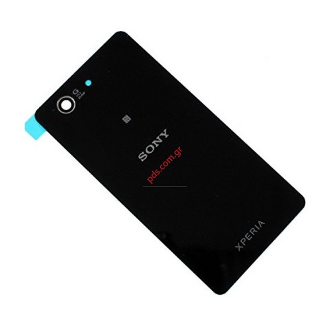 Γνήσιο καπάκι μπαταρίας Black Sony Xperia Z3 Compact D5803, D5833 σε μαύρο χρώμα