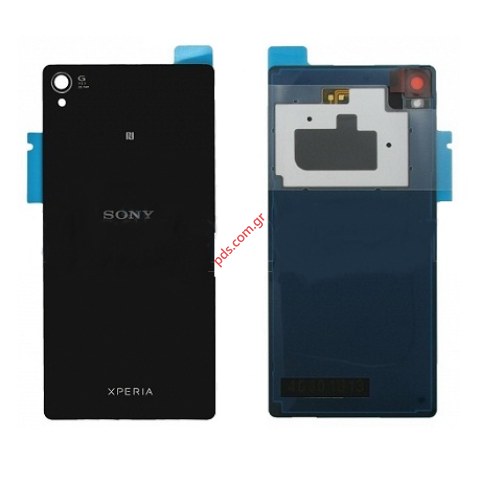 Γνήσιο καπάκι μπαταρίας Black Sony Xperia Z3 Dual (D6633) σε μαύρο χρώμα με την κεραία NFC Antenna circuit.