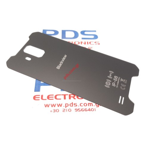 Γνήσιο καπάκι μπαταρίας Blackview BV9600 Pro Rear Decorative panel glass Black (ORIGINAL)