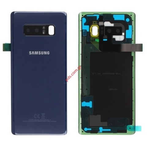 Γνήσιο καπάκι μπαταρίας Blue Samsung SM-N950FD Galaxy Note 8 (1 SIM) σε μπλέ χρώμα Γνήσιο καπάκι μπαταρίας Blue Samsung SM-N950FD Galaxy Note 8 (1 SIM) σε μπλέ χρώμα