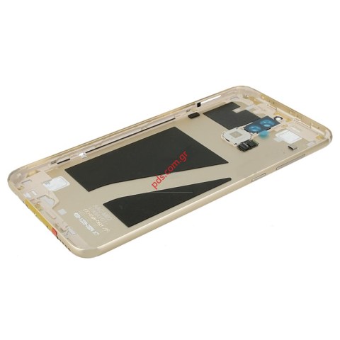 Γνήσιο καπάκι μπαταρίας Gold Huawei Mate 10 Lite Dual Sim (RNE-L21) περιλαμβάνει τον δακτυλικού αισθητήρα Fingerprint Sensor σε χρυσό χρώμα