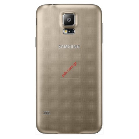 Γνήσιο καπάκι μπαταρίας Gold Samsung G903F Galaxy S5 Neo σε χρυσό χρώμα Γνήσιο καπάκι μπαταρίας Gold Samsung G903F Galaxy S5 Neo σε χρυσό χρώμα