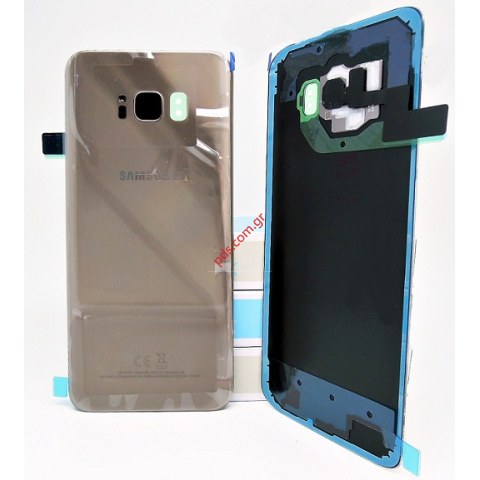 Γνήσιο καπάκι μπαταρίας Gold Samsung SM-G955F Galaxy S8 Plus, Galaxy S8+ σε χρυσό χρώμα Γνήσιο καπάκι μπαταρίας Gold Samsung SM-G955F Galaxy S8 Plus, Galaxy S8+ σε χρυσό χρώμα