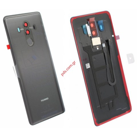 Γνήσιο καπάκι μπαταρίας Grey Huawei Mate 10 Pro Dual Sim (BLA-L29) Black Fingerprint Sensor σε γκρί χρώμα