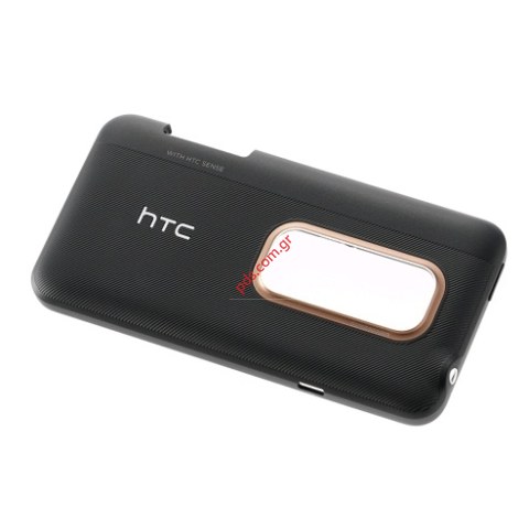Γνήσιο καπάκι μπαταρίας HTC EVO 3D Black Gold σε μαύρο με χρυσό χρώμα