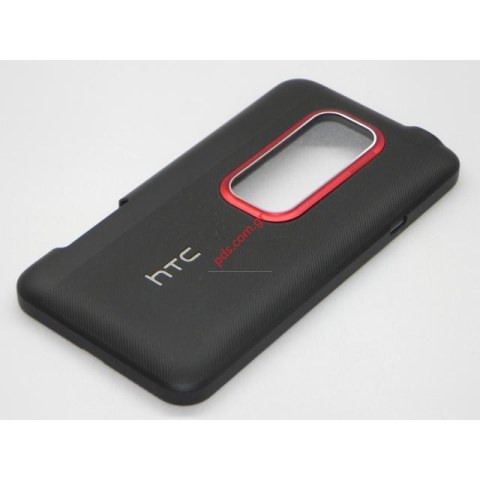 Γνήσιο καπάκι μπαταρίας HTC EVO 3D Black red σε μαύρο σε κόκκινο χρώμα