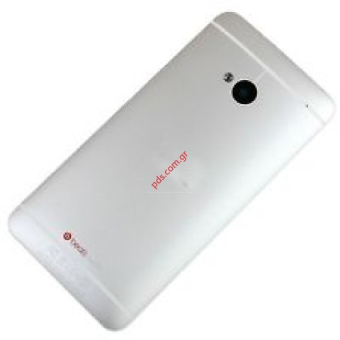 Γνήσιο καπάκι μπαταρίας HTC ONE M7 801e White σε λευκό χρώμα.
