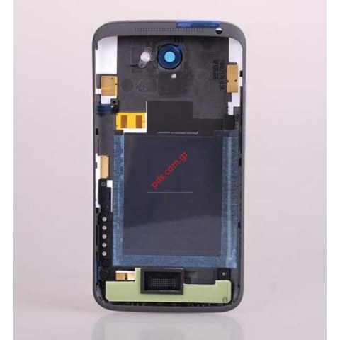 Γνήσιο καπάκι μπαταρίας HTC ONE X G23 Brown σε μαύρο χρώμα