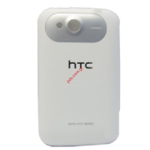 Γνήσιο καπάκι μπαταρίας HTC Wildfire S G13 A510c σε λευκό χρώμα
