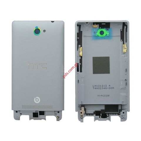 Γνήσιο καπάκι μπαταρίας HTC Windows Phone 8S Grey σε γκρί χρώμα complete