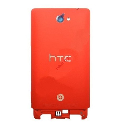 Γνήσιο καπάκι μπαταρίας HTC Windows Phone 8S Orange Red σε πορτοκαλί χρώμα