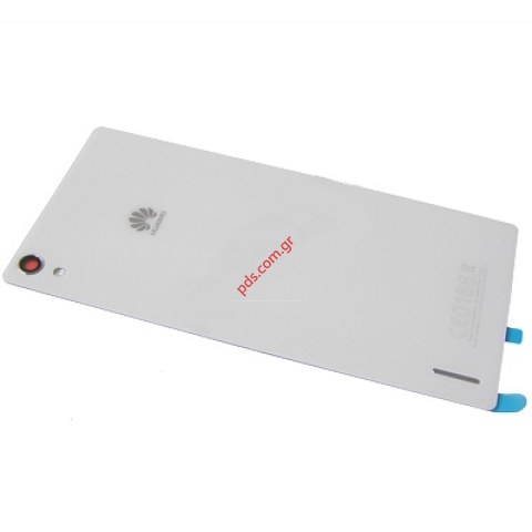 Γνήσιο καπάκι μπαταρίας Huawei Ascend P7-L10 White σε λευκό χρώμα