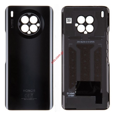 Γνήσιο καπάκι μπαταρίας Huawei Honor 50 Lite (NTN-LX1) Black σε μαύρο χρώμα