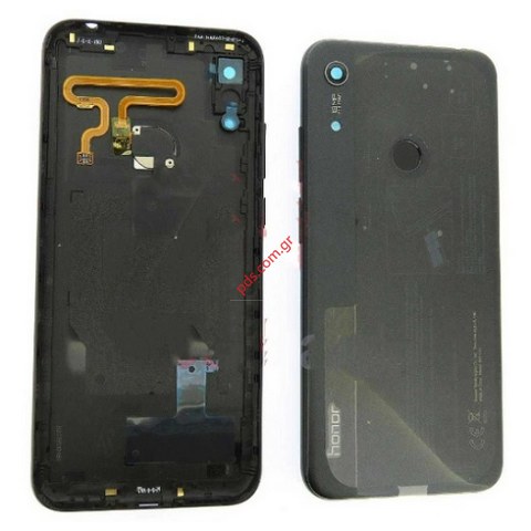 Γνήσιο καπάκι μπαταρίας Huawei Honor 8A (JAT-L41) Midnight Black σε μαύρο χρώμα