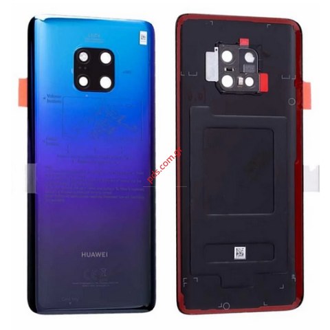 Γνήσιο καπάκι μπαταρίας Huawei Mate 20 PRO (LYA-LX9) Twilight Blue Blue Purple σε μπλέ χρώμα (ΠΕΡΙΛΑΜΒΑΝΕΙ ΕΞΑΡΤΗΜΑΤΑ) ORIGINAL Box