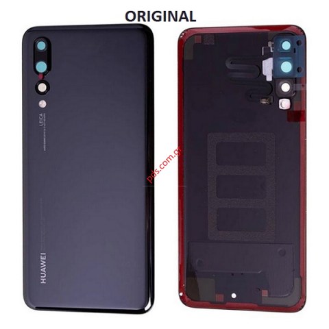 Γνήσιο καπάκι μπαταρίας Huawei P20 Pro (CLT-L29) Black σε μαύρο χρώμα. Γνήσιο καπάκι μπαταρίας Huawei P20 Pro (CLT-L29) Black σε μαύρο χρώμα.