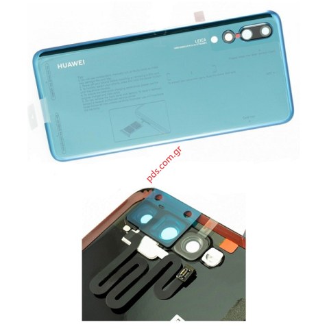Γνήσιο καπάκι μπαταρίας Huawei P20 Pro (CLT-L29) Blue σε μπλέ χρώμα. Γνήσιο καπάκι μπαταρίας Huawei P20 Pro (CLT-L29) Blue σε μπλέ χρώμα.
