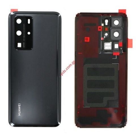 Γνήσιο καπάκι μπαταρίας Huawei P40 PRO (ELS-NX9) Black W/PARTS σε μαύρο χρώμα ORIGINAL Γνήσιο καπάκι μπαταρίας Huawei P40 PRO (ELS-NX9) Black W/PARTS σε μαύρο χρώμα ORIGINAL