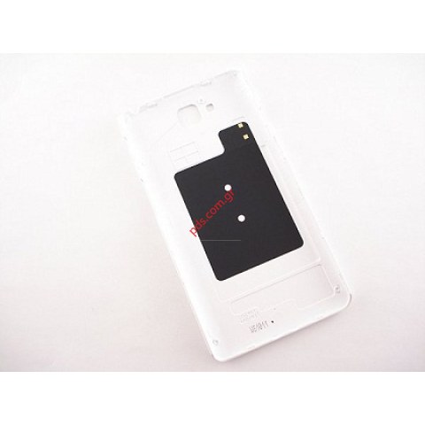 Original battery cover LG Optimus L9 II D605 in White color