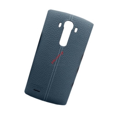 Γνήσιο καπάκι μπαταρίας LG G4 H815 Leather Blue Mint (W/NFC) με δερμάτινη υφή σε μπλέ χρώμα
