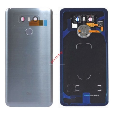 Γνήσιο καπάκι μπαταρίας LG H870 G6 Silver Battery Cover σε ασημί χρώμα