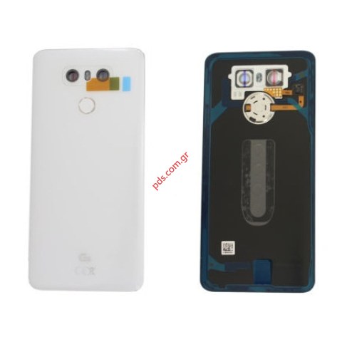 Γνήσιο καπάκι μπαταρίας LG H870 G6 White Battery Cover σε λευκό χρώμα