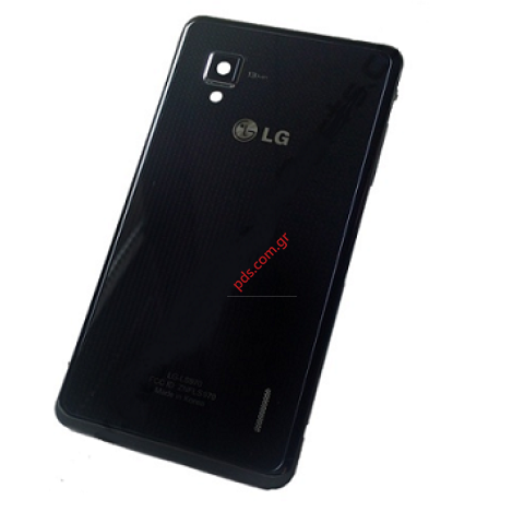 Γνήσιο καπάκι μπαταρίας LG Optimus G 4G LTE LS970 Eclipse Black σε μαύρο χρώμα